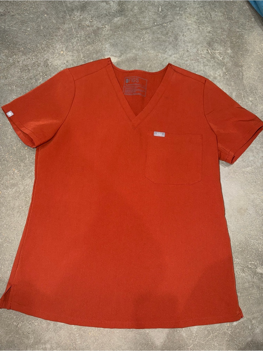 FIGS Women’s Catarina One- Pocket scrub top and Zamora Jogger Scrub Set - Auburn